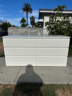 White dresser