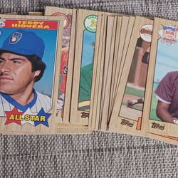1987 Topps Baseball Assorted Set NO DUPLICATES, Over 70 Cards. 