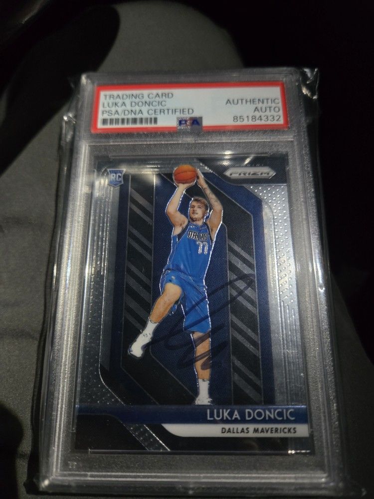 Luka Doncic Rookie Autograph Lakers PSA