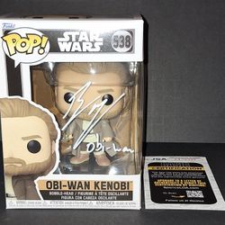 🔥 Ewan McGregor autographed Funko JSA COA🔥