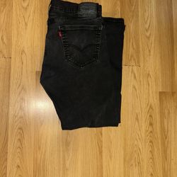 Black Levi 505 Jeans 36x30