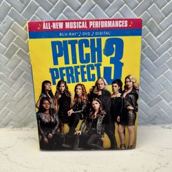 Pitch Perfect 3 - Blu Ray + DVD - NEW SEALED with Slip Cover - Musical - 2018 M+