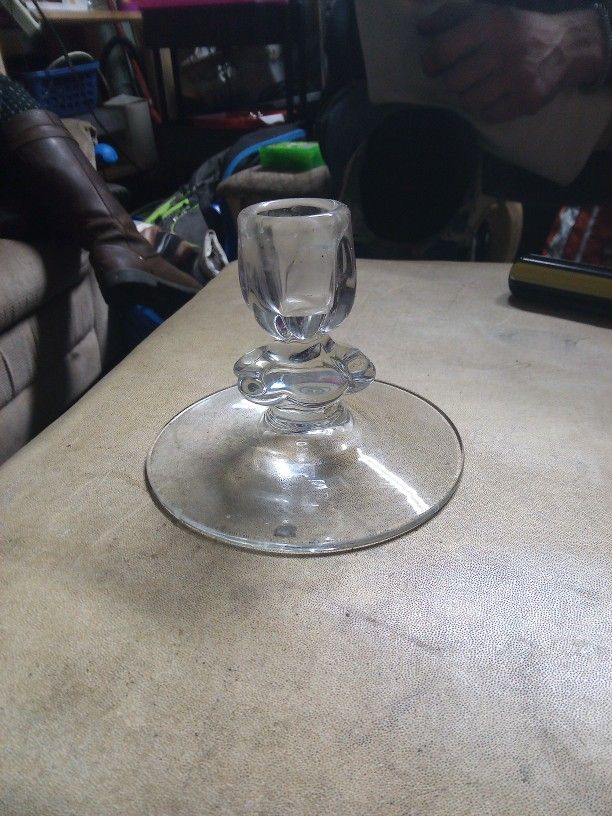 Duncan Miller Glass Co. CANTERBURY Single Candle Holder