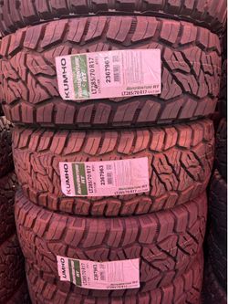 285/70/17 khumo tire , tenemos todas las marcas y medidas