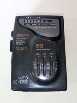 Vintage GPX Gran Prix AM/FM Radio Stereo Cassette Player $15