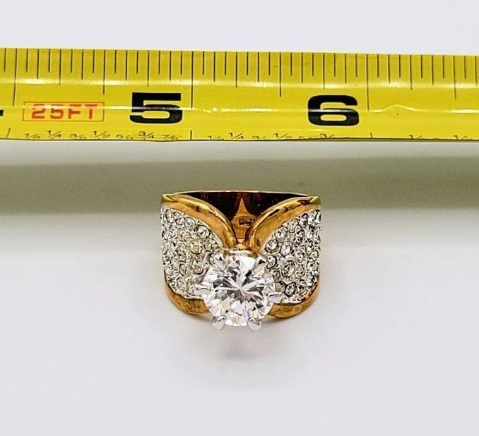 Gorgeous Gold P. Cocktail Ring