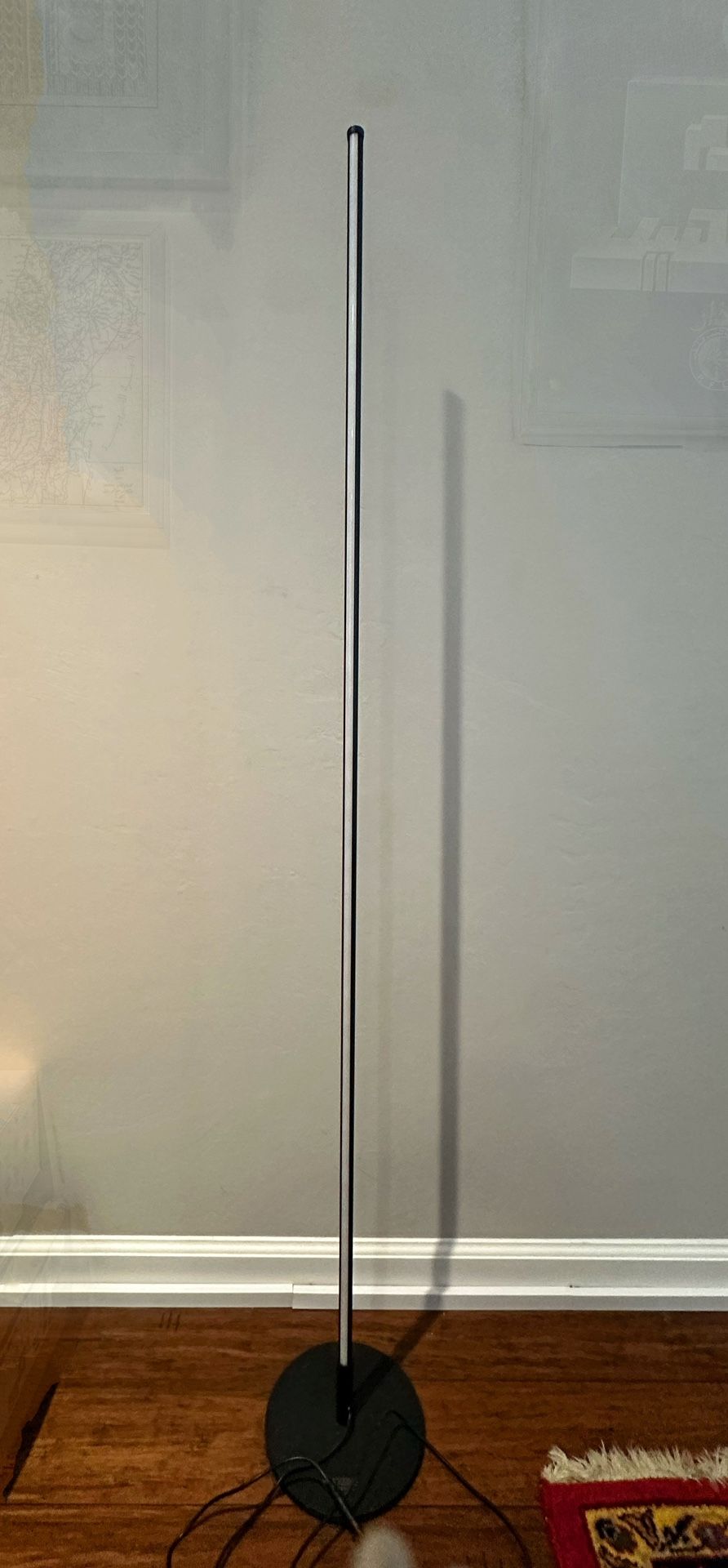 Black Lamp With Foot Press And Remote