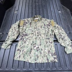US Navy work shirt camo type 3 Large Regular