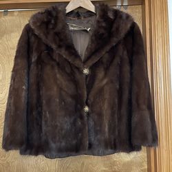 Estate Sale/Vintage Mink Jacket w/a flaw