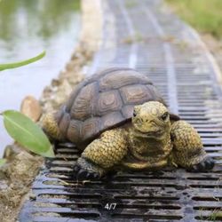 Garden Ornaments Simulation Turtle Sculpture Fiberglass Courtyard Lawn Garden Fountain Pool Animal Decorative Resin ornaments, 