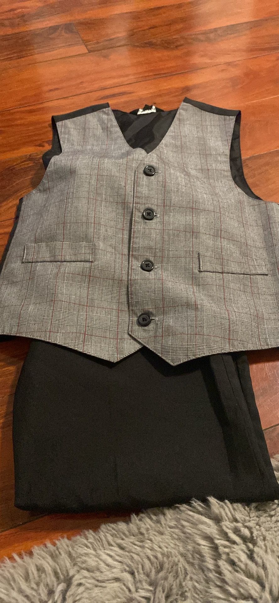 Boys Dress Pants And Vest Size 8/10