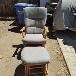 Glider Chair and Ottoman