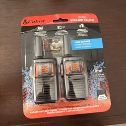 Long Range Walkie Talkies - Cobra Two-Way Radios