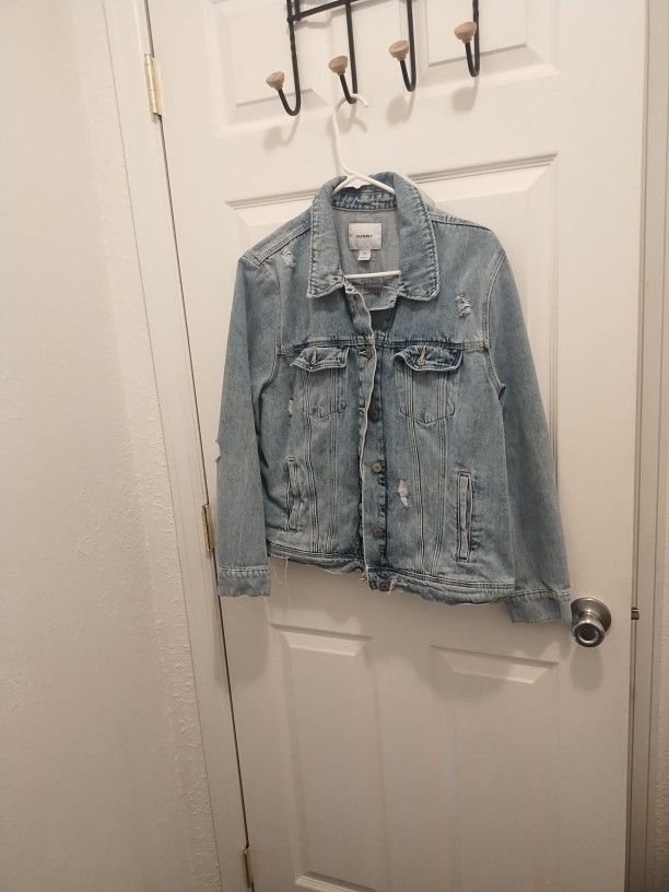 Women Jean Jacket Size XL 