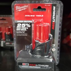 MILWAUKEE M12 5.0 HIGH
OUTPUT BATTERY