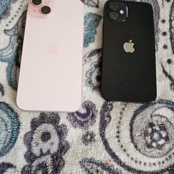 Iphone 15pro pink 128g & Iphone 11 FOR PARTS ONLY.