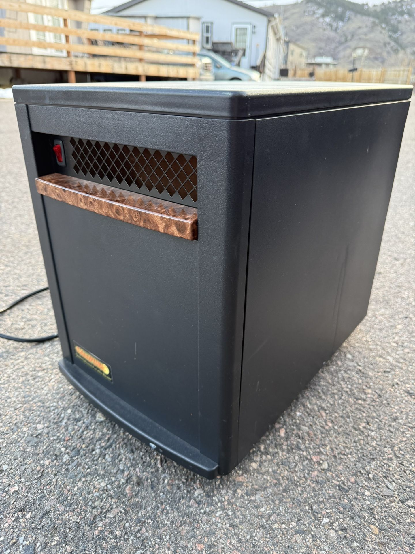 EdenPure Quartz Infrared Portable Heater Model 1000 Watts 1500 With Wheels