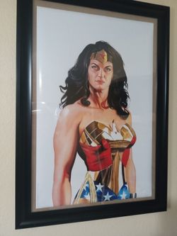 DC Comics Wonder Woman Vintage Poster 2001 Original 22x34 Rare