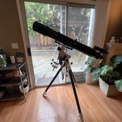 Celestron 6” Telescope with Meade LX85 Mount + eyepiece and filters. 