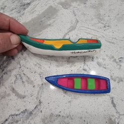 2 Mini Boates From Brazil For $45.75