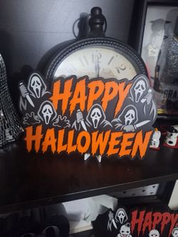 Scream Happy Halloween sign new