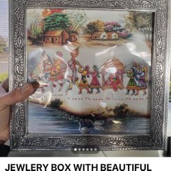 JEWLERY BOX WITH BEAUTIFUL ART