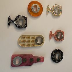 Resin bottle openers