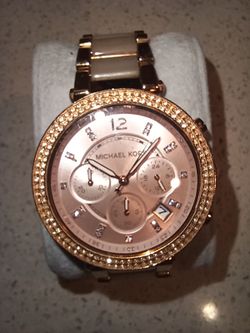TWO TONED MICHEAL KORS WATCH!