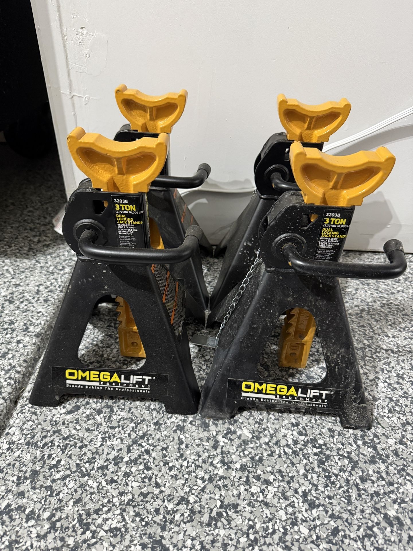 Omegalift 3 Ton Jack Stands (QTY 4)