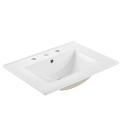 Modway Cayman 24" Bathroom Sink - White