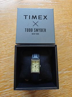 Timex x Todd Snyder 1976 Lexington Reissue Butter Yellow Dial Quartz Watch