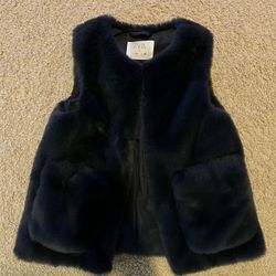 Zara Girls Fur Vest