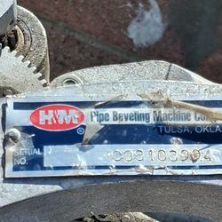 H&m Pipe beveling  machine 2"-8"