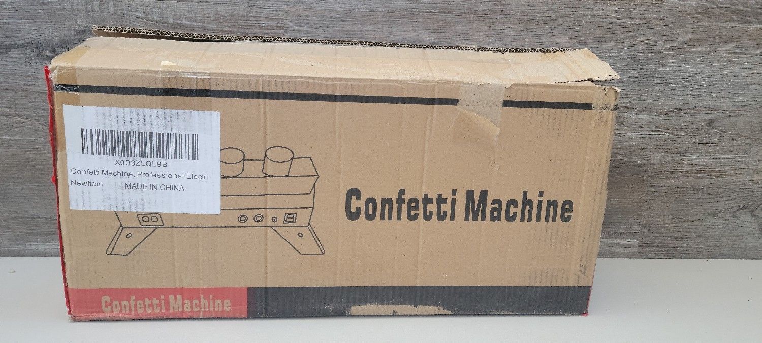 New - Professional Confetti Cannon Launcher Machine, DMX