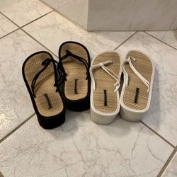 2 Heeled Sandals Size 6.5