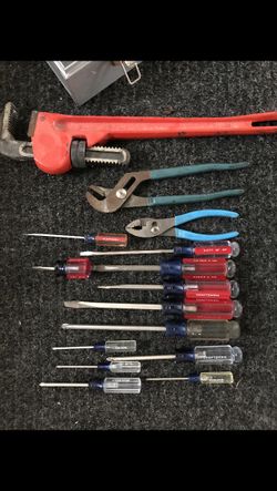 Saw working Ana tools. All together