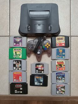 Nintendo 64 With 12 Great Games 