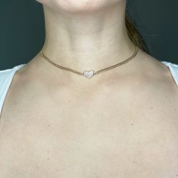 Heart Choker Necklace 