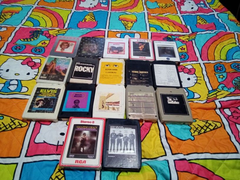 Lot Of 17 8 Tracks 