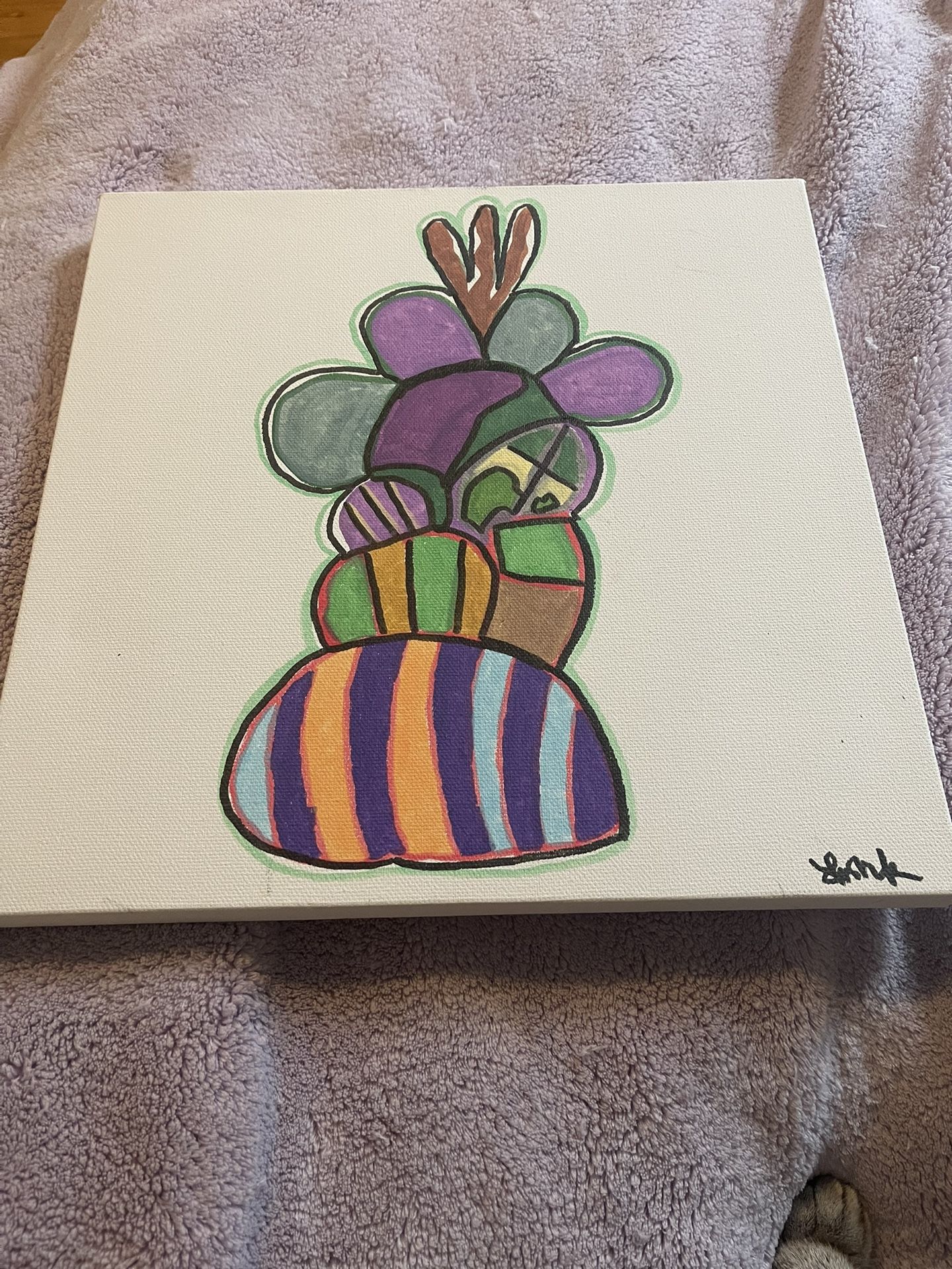 Trippy Abstract Plant