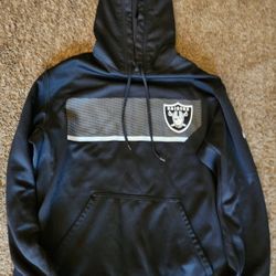Raiders Nike Black Hoodie Medium 