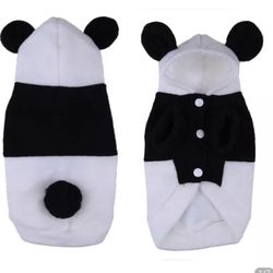 Black and White Panda Outfit for Dog Or Cat