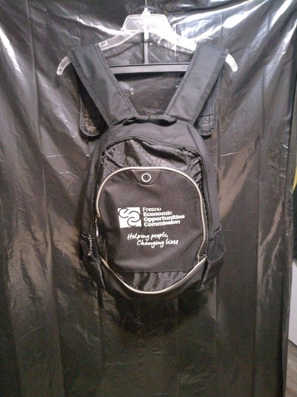 Black Backpack.