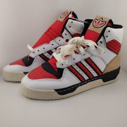 Adidas originals Rivalry Hi high Men's Sneaker Leather FZ6332 Bball Shoe Size 5.5