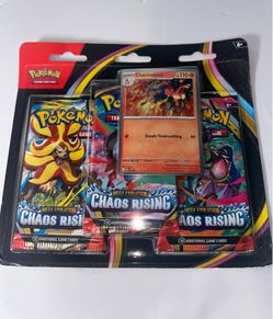 Pokemon Mega Evolution Chaos Rising - Charmeleon Sealed 3-Pack Booster Blister