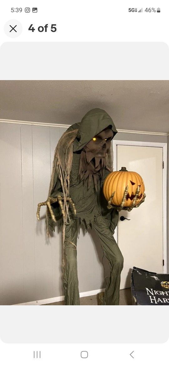 Animatronic Nightmare Harvester 7.1 Ft Spirit Halloween Prop Animated Life Size TRADE