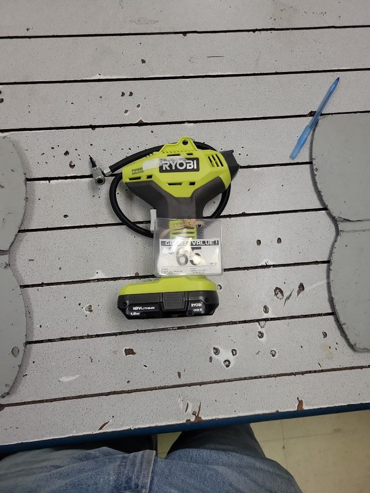 Cordless Ryobi Compressor