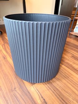 Large Black Planter