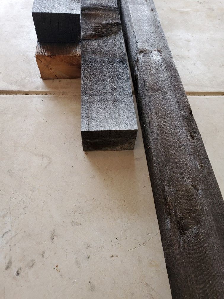 4 each 4x6 cedar post for Sale in San Antonio, TX OfferUp
