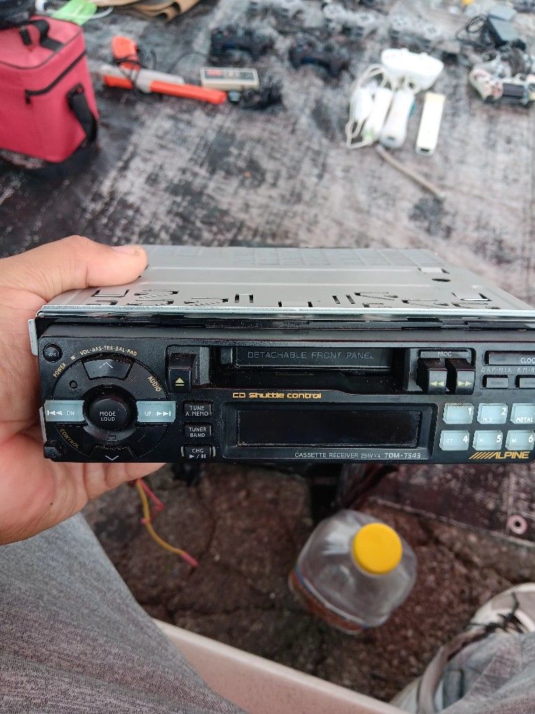 Alpine Tdm-7543 Oldschool Car Radio Cassete